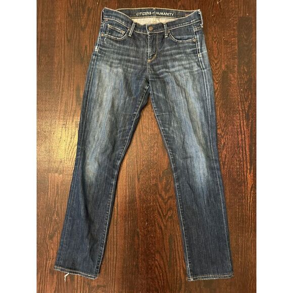 Citizens of Humanity Elson Medium Rise Straight Leg Jeans Size 26 - Picture 1 of 13